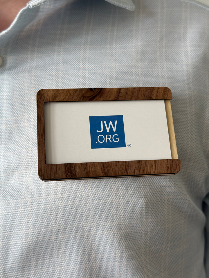 Wood Card Holders- Holds 8 Cards! Magnet or Clip. Study/Contact Cards or Business Cards