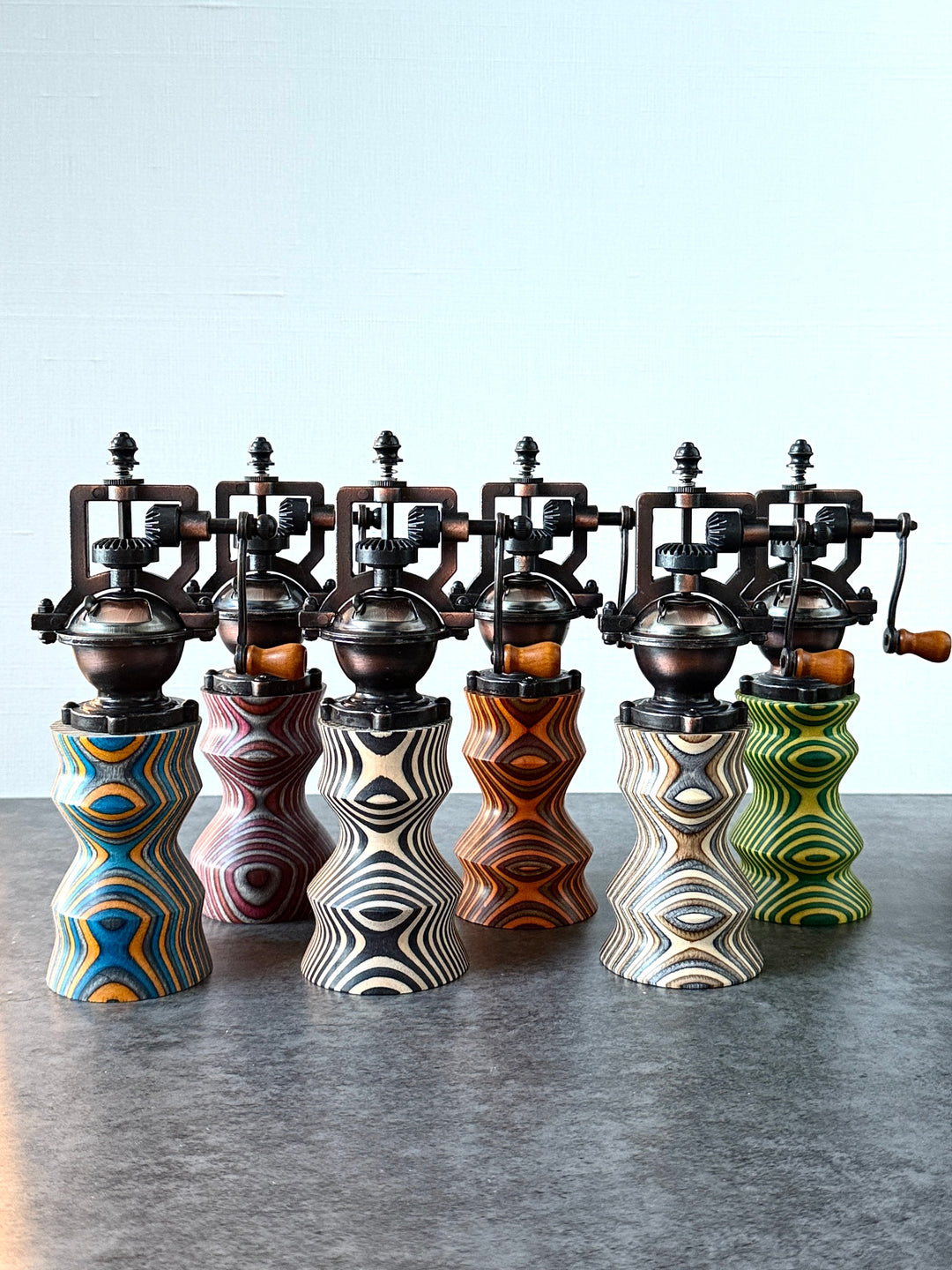Salt & Pepper Mill Grinders- Birch Wood