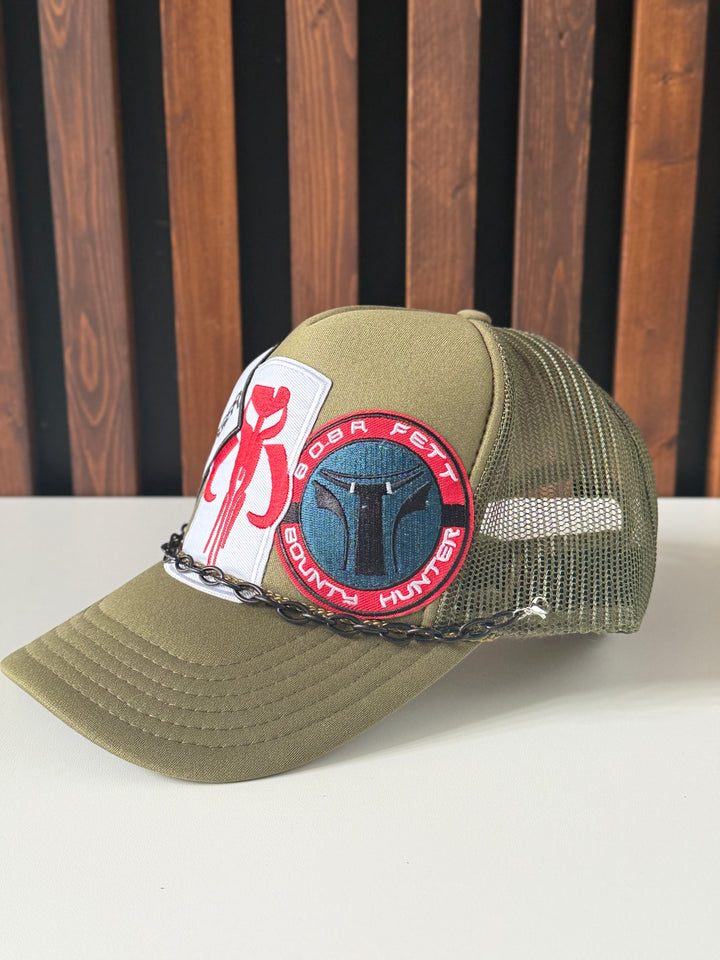 Boba Fett Star Wars Trucker Hat! Designed by HobbyBear