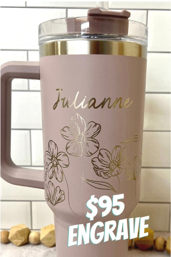 Engraved Custom Stanley Cup Tumbler