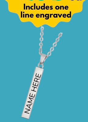 Necklace w/1 Line of Engraving