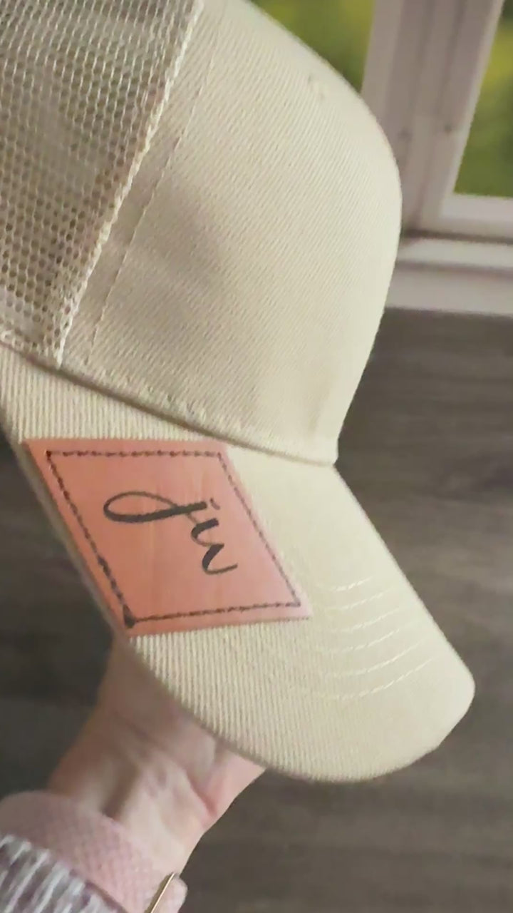 jw Side Bill Tan Hat
