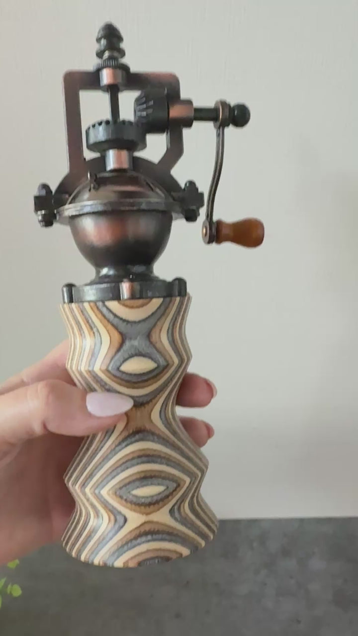 Salt & Pepper Mill Grinders- Birch Wood